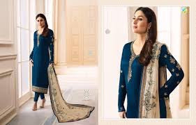 Vinay Fashion Kareena vol 3 Shalwar Kameez Fully Stitched Ready to wear Blue suit