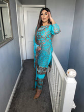 Load image into Gallery viewer, 3pc Ferozi with Gold Embroidered Shalwar Kameez Stitched Suit Ready to wear FEROZI-GOLD
