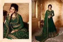 Load image into Gallery viewer, Anarkali Shalwar kameez Designer Dress Fully Stitched Anarkali Suit Glossy Simar 9083 Green
