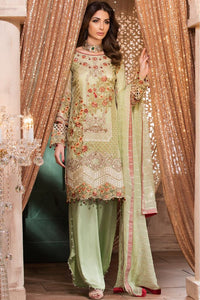 3pc chiffon Embroidered Shalwar Kameez Stitched Suit Ready to wear Maryam’s Designer MG-5