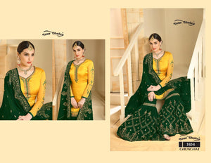 3PC Shalwar Kameez Fully Stitched Shrara Collection Your choice ghunghat 3104