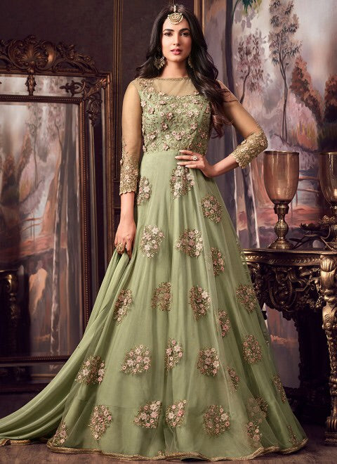 Anarkali Shalwar kameez Designer Dress Fully Stitched Maisha 5603 – H&W ...