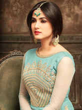 Load image into Gallery viewer, Anarkali Shalwar kameez Designer Dress Semi-Stitched Maisha Jaweria 5103
