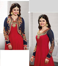 Load image into Gallery viewer, Vinay Prachi Vol 19 Red Anarkali suit semi-Stitched
