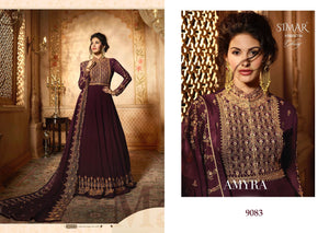 Anarkali Shalwar kameez Designer Dress Fully Stitched Anarkali Suit Glossy Simar 9085