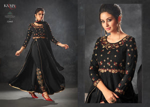 Anarkali Shalwar kameez Designer Dress Fully Stitched Anarkali Suit Karma 12065 Black
