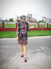 Load image into Gallery viewer, 2PC Lawn Kurti with cotton trouser Fully Stitched Ready to wear Collection BQ-03
