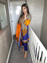 Load image into Gallery viewer, 3 pcs Stitched shalwar Suit Ready to wear Lilen winter Wear with lilen dupatta LL-28B
